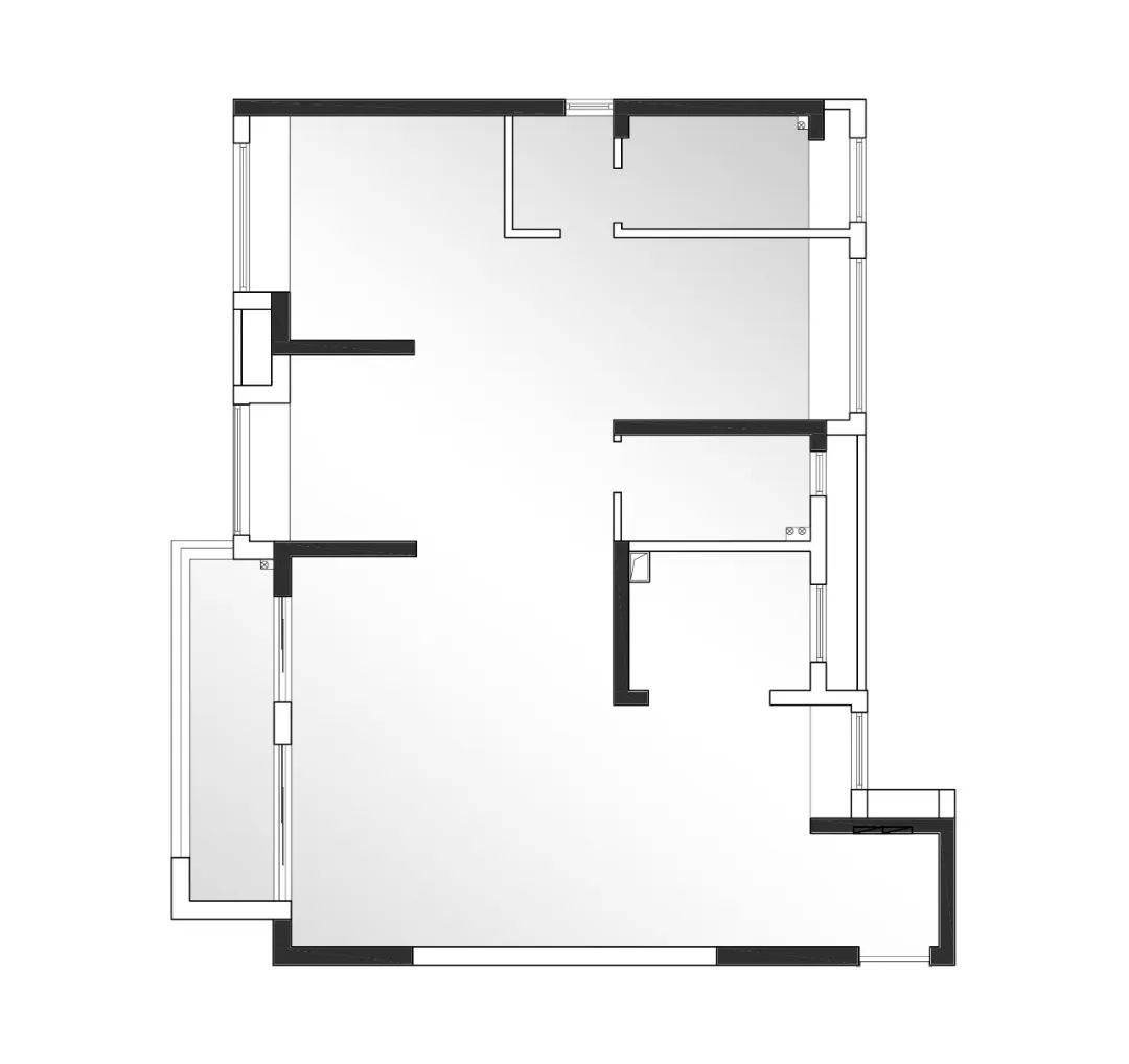 武汉 125㎡现代简约家居丨武汉咫尺空间设计-4