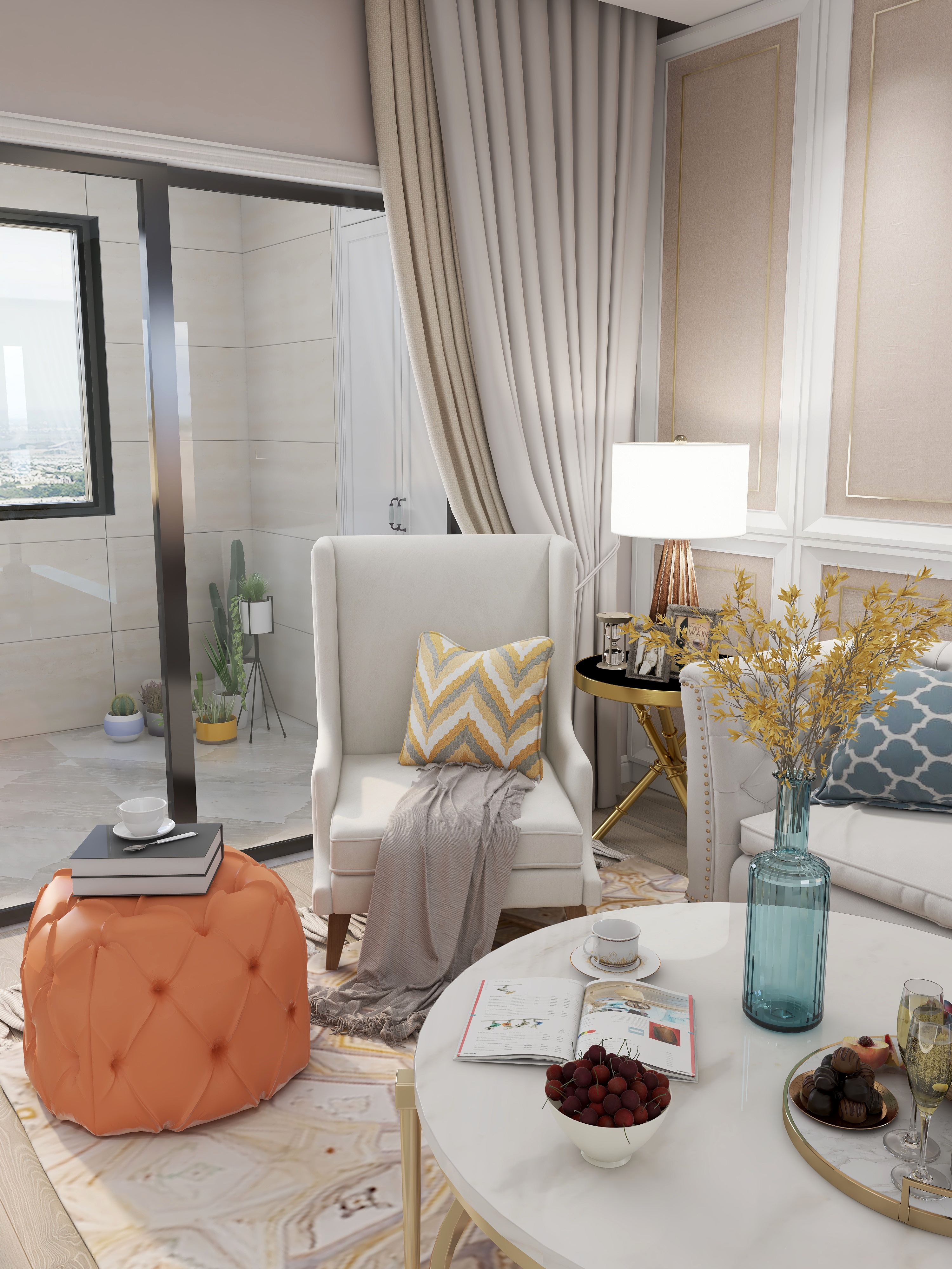 《十行红笺》美式轻奢风，温馨柔美金属质感-11