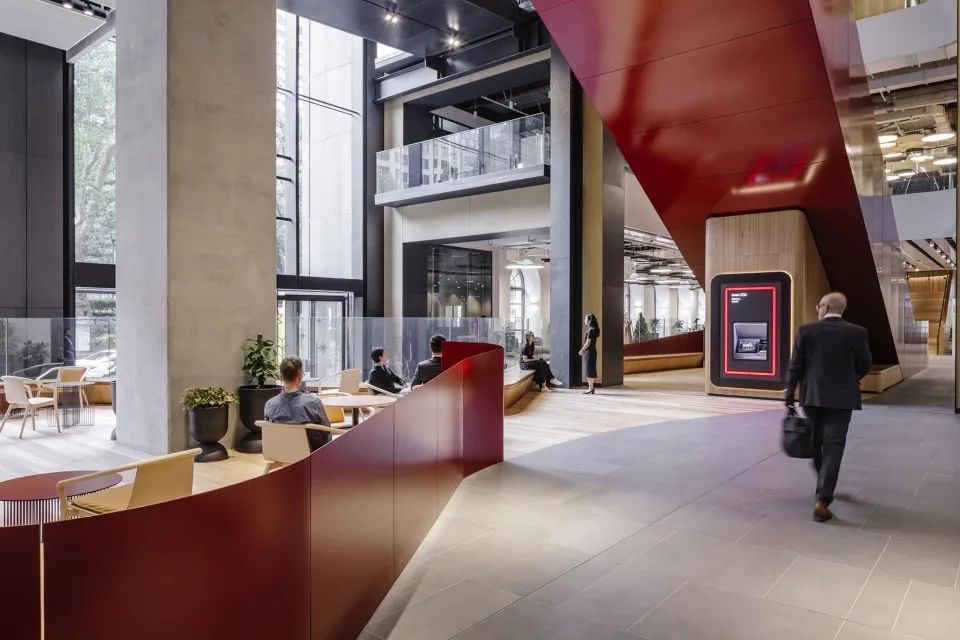 悉尼红梯 · 澳大利亚国民银行双生办公空间丨澳大利亚悉尼丨伍兹贝格-40