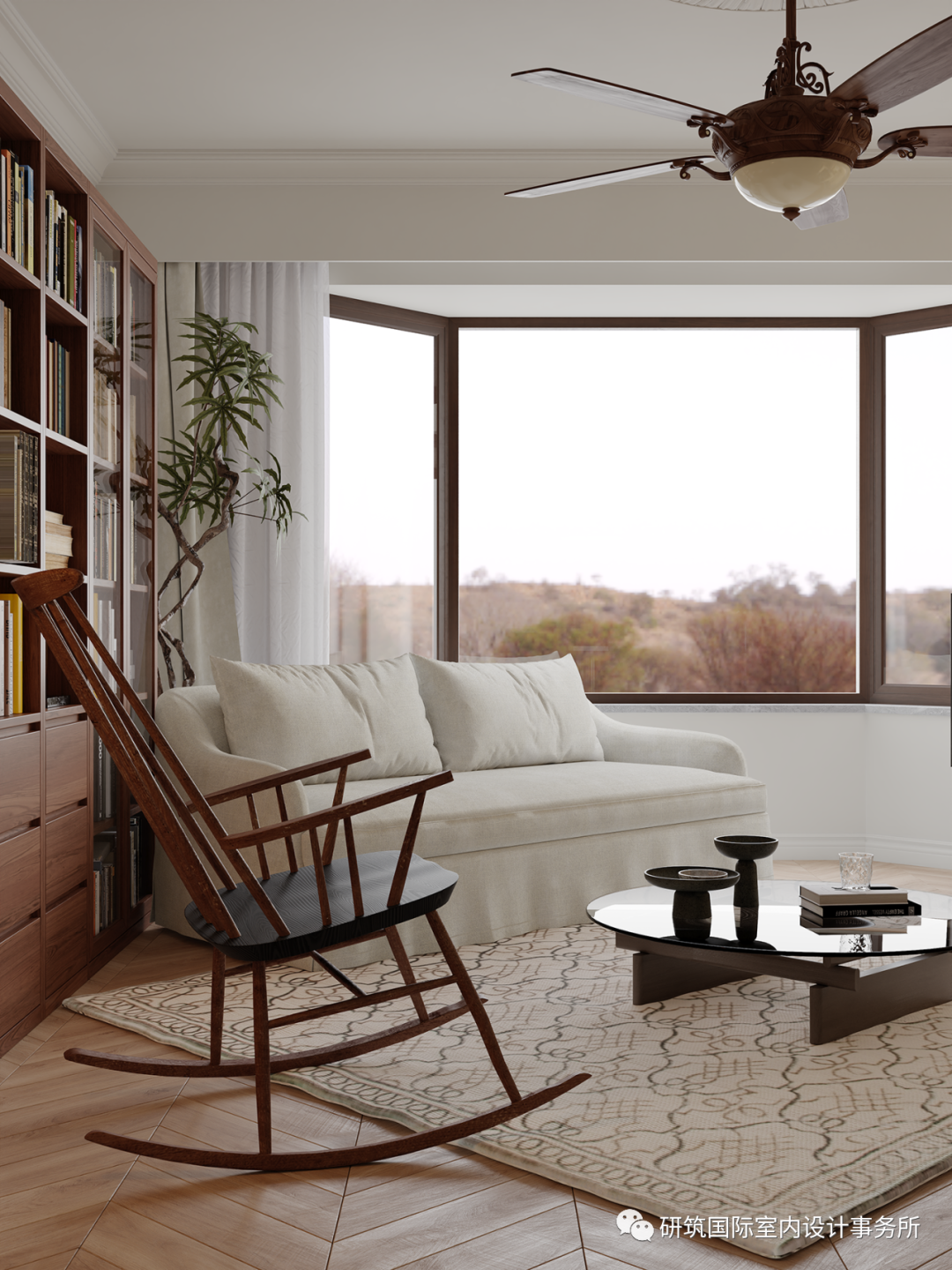 都市经典小区美式奶油风设计丨中国丰台丨研筑国际室内设计事务所-38