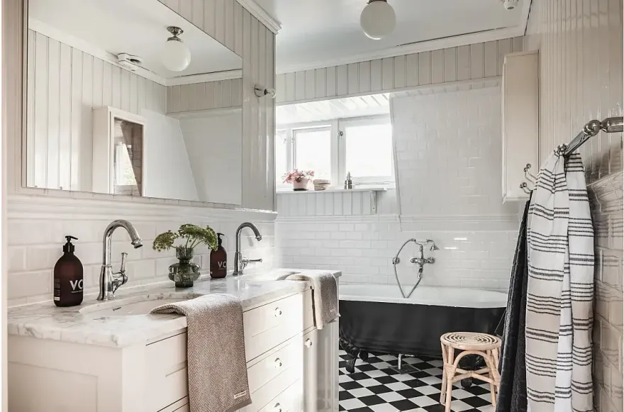 瑞典乡村风格红木别墅设计-27