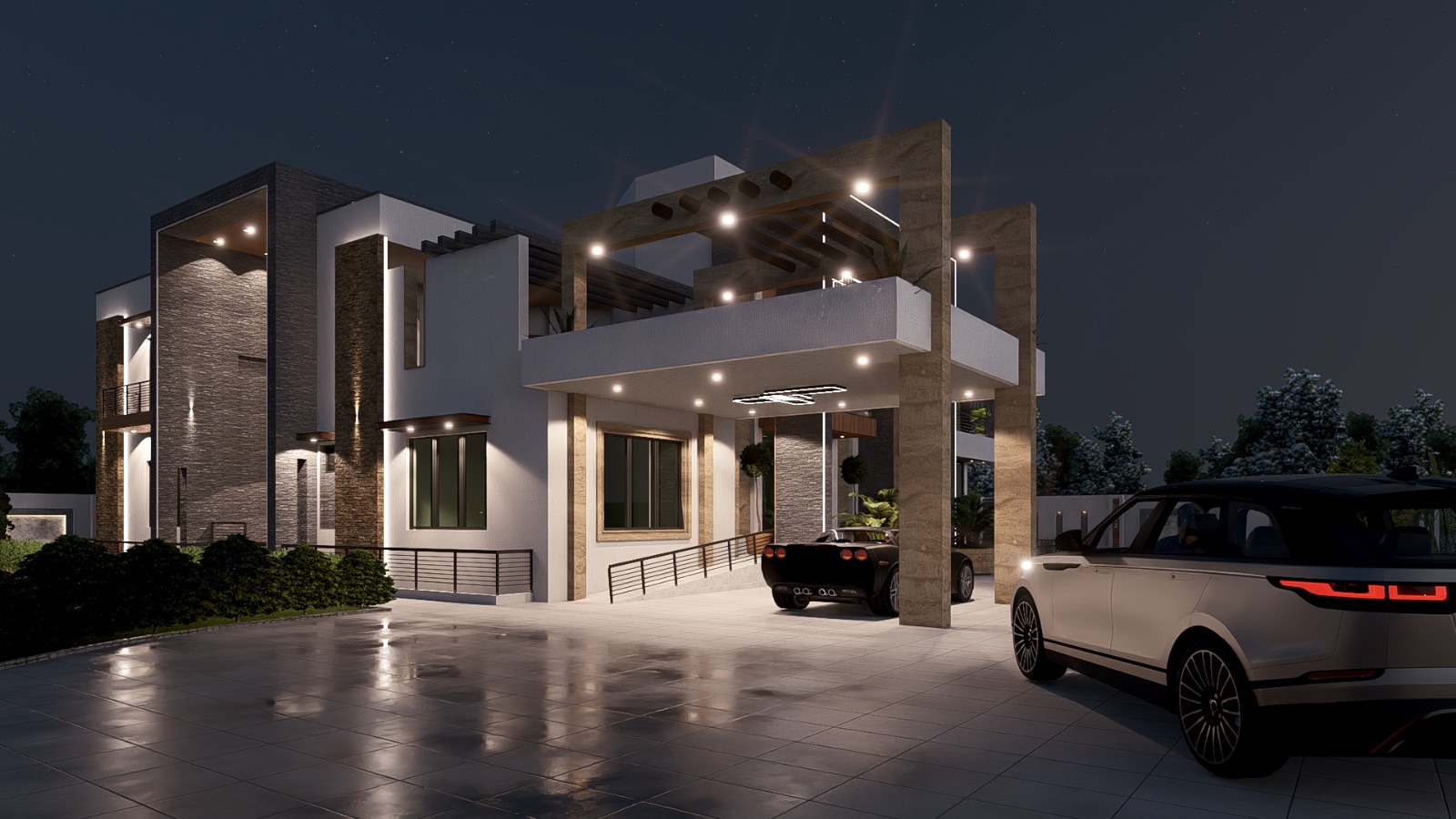 线性优雅:伊斯兰堡的一座别墅丨巴基斯坦伊斯兰堡丨Afkar Associates-4