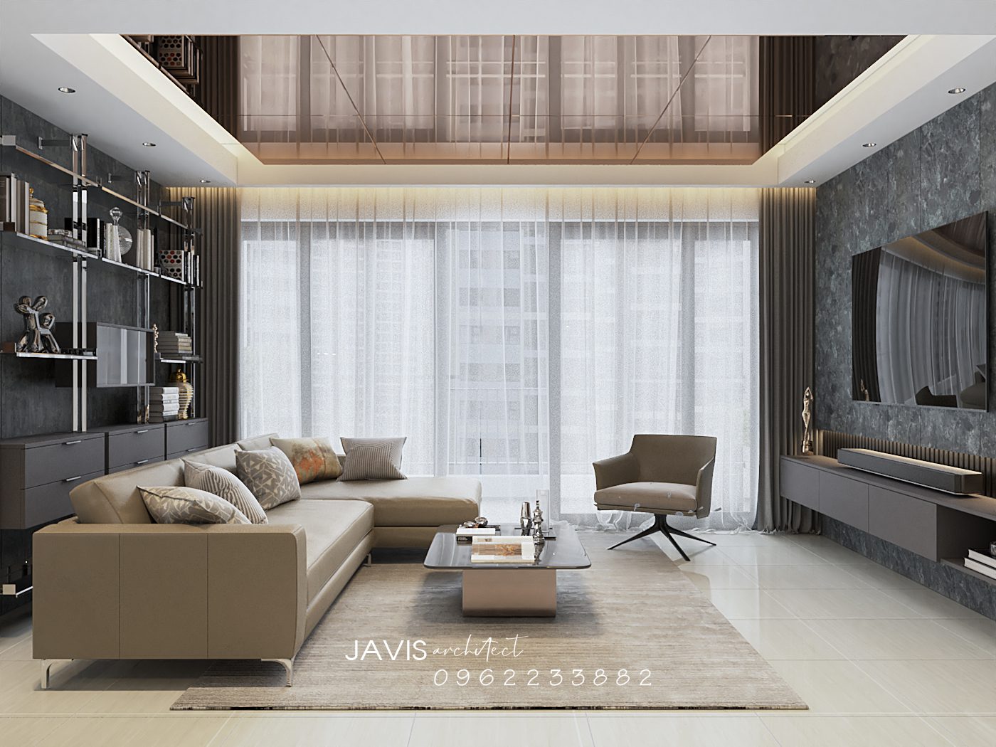 13945. Free Sketchup Apartment Interior Model Download-1
