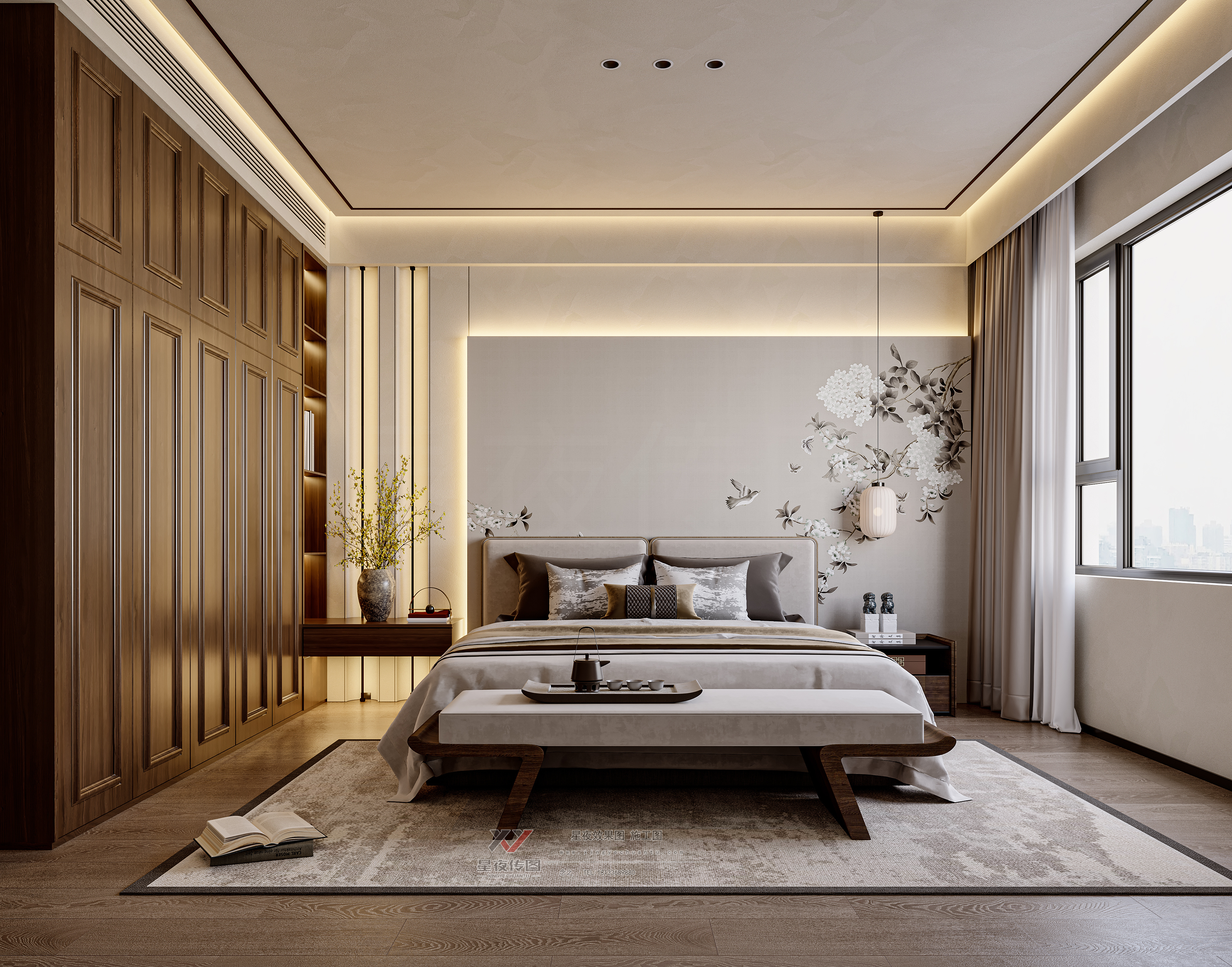 中式：朱门铜锁，岁月静好-3