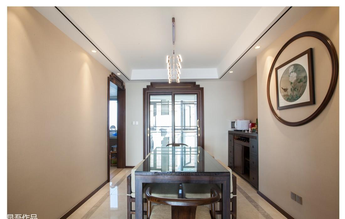 现代中式客厅设计，展现自然对称之美-9