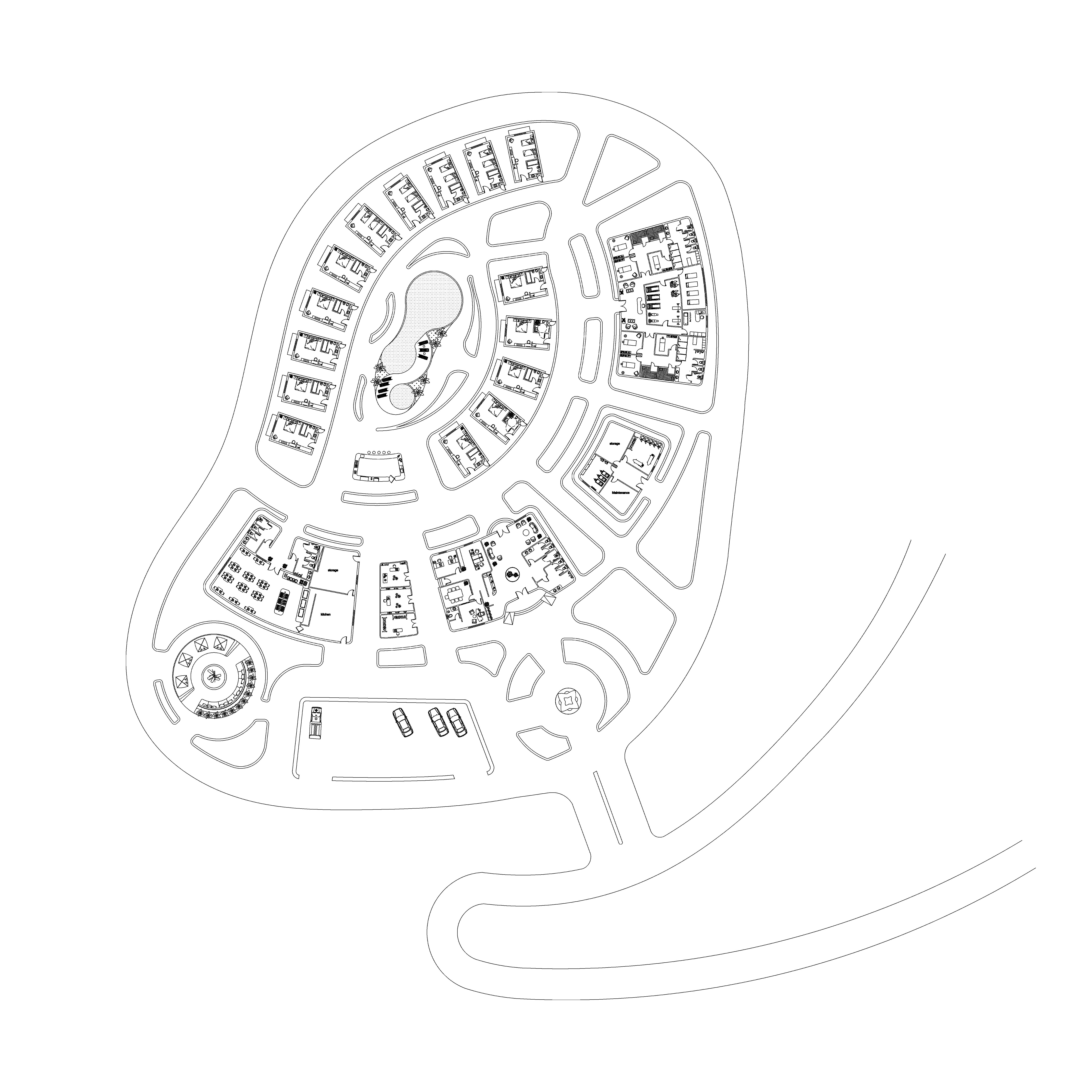 度假民宿丨埃及丨赫尔万大学美术学院-22