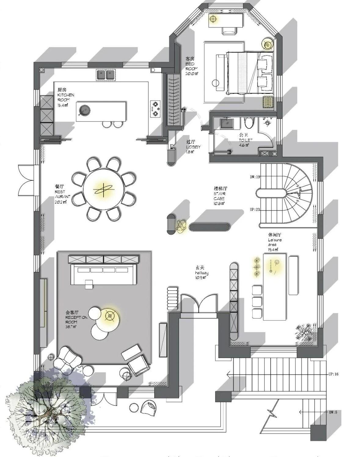宁波御景湾500㎡别墅丨中国宁波丨宁波李鸣空间设计事务所-59
