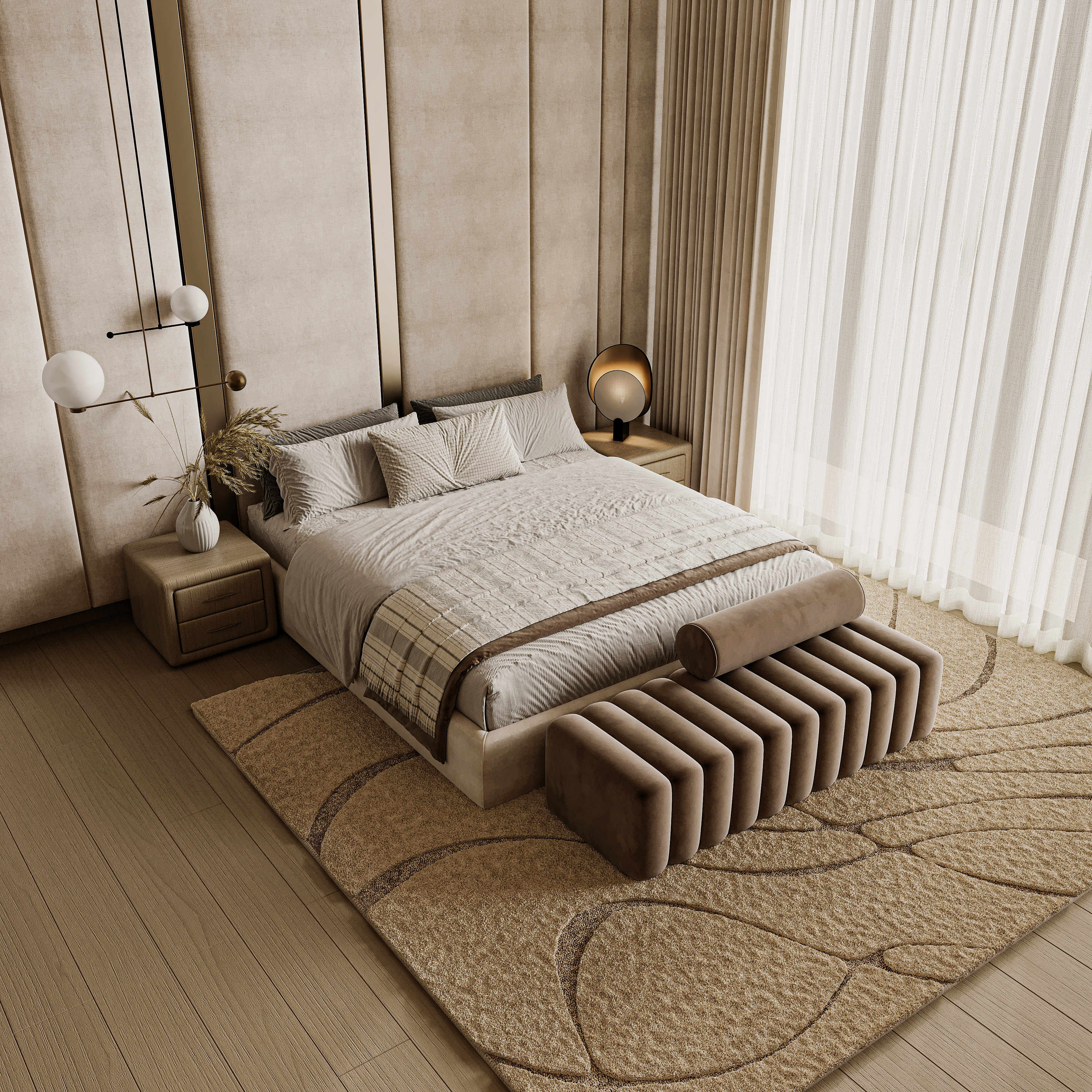 卧室室内设计丨KT_DESIGN STUDIO-17