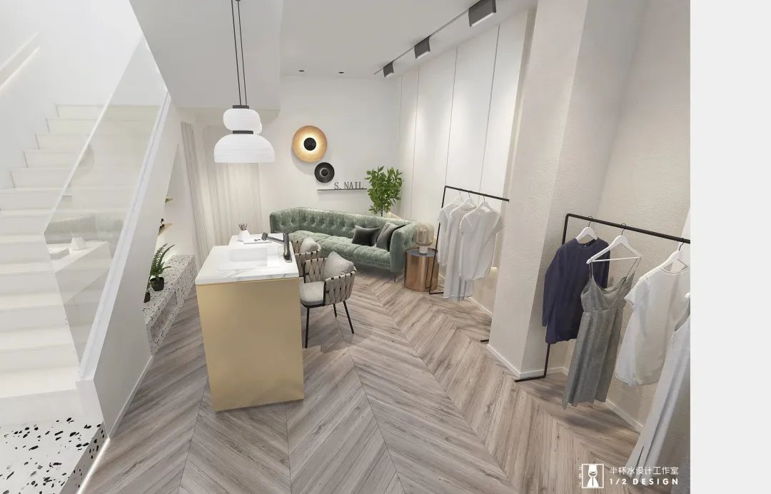 美容理发店精致设计丨半杯水工作室-61