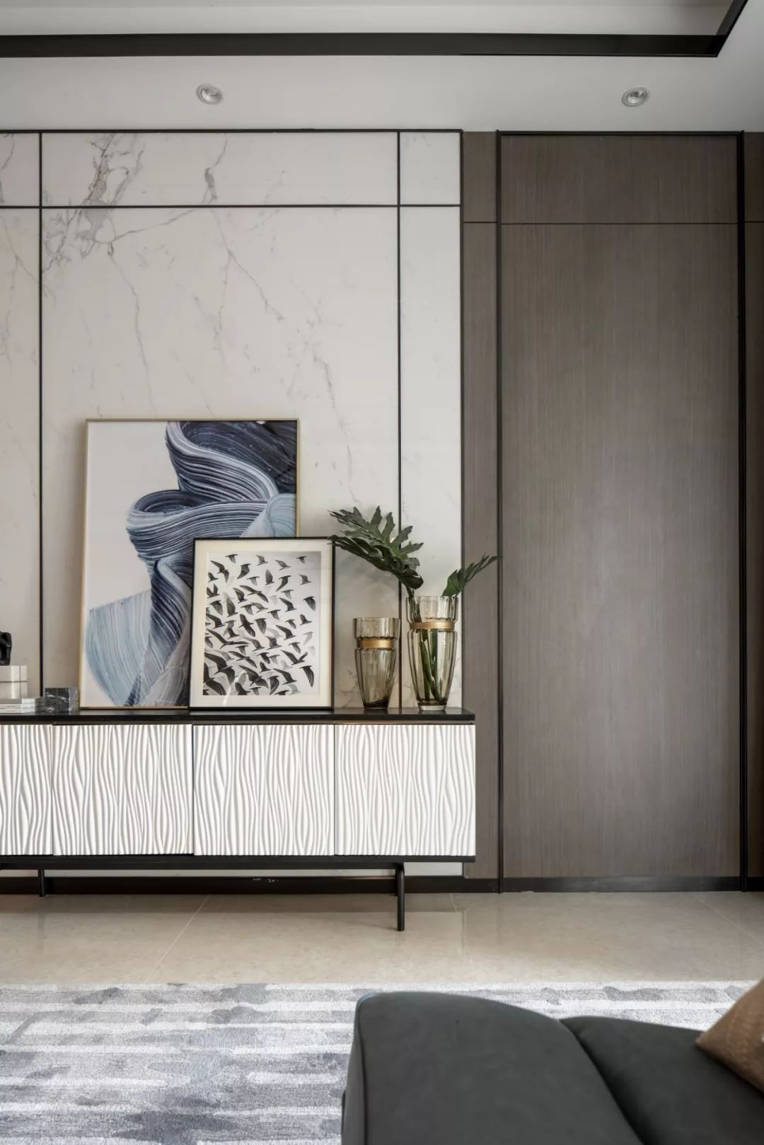 岛城绿如蓝——派尚设计青岛卓越·维港样板房-7