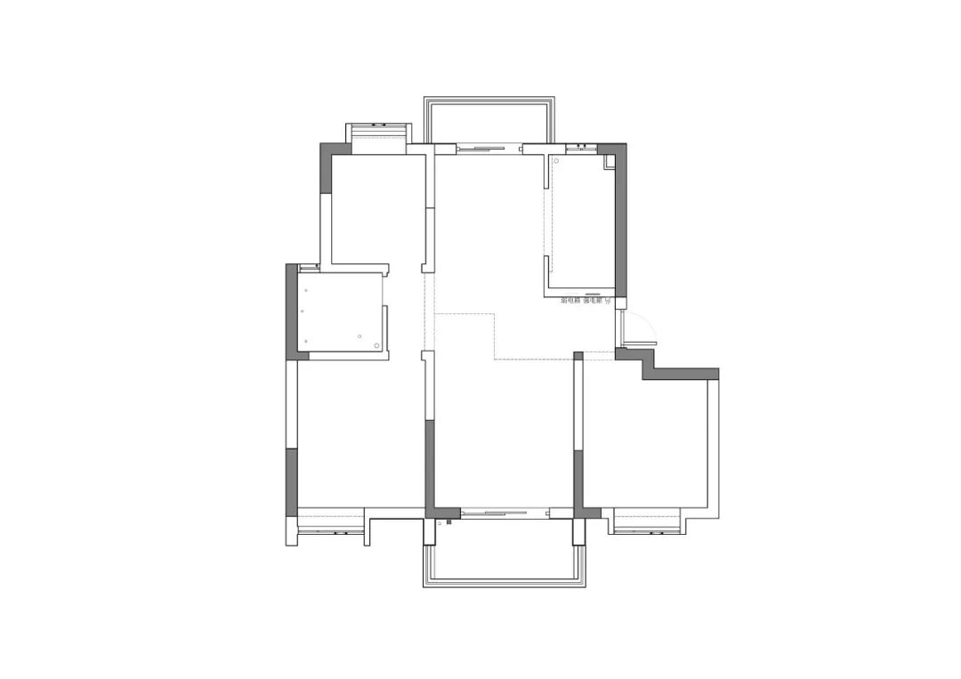 水泥漆+原木，感受极简的温度 | 吾索设计-59