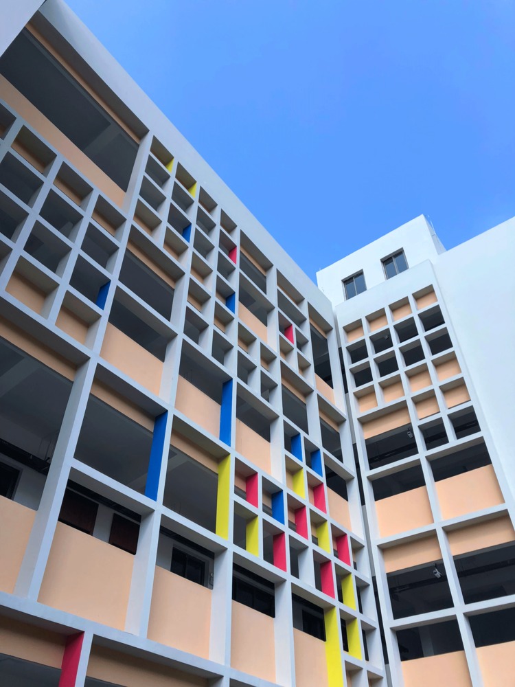 绍兴上虞龙山学校外立面翻新-8