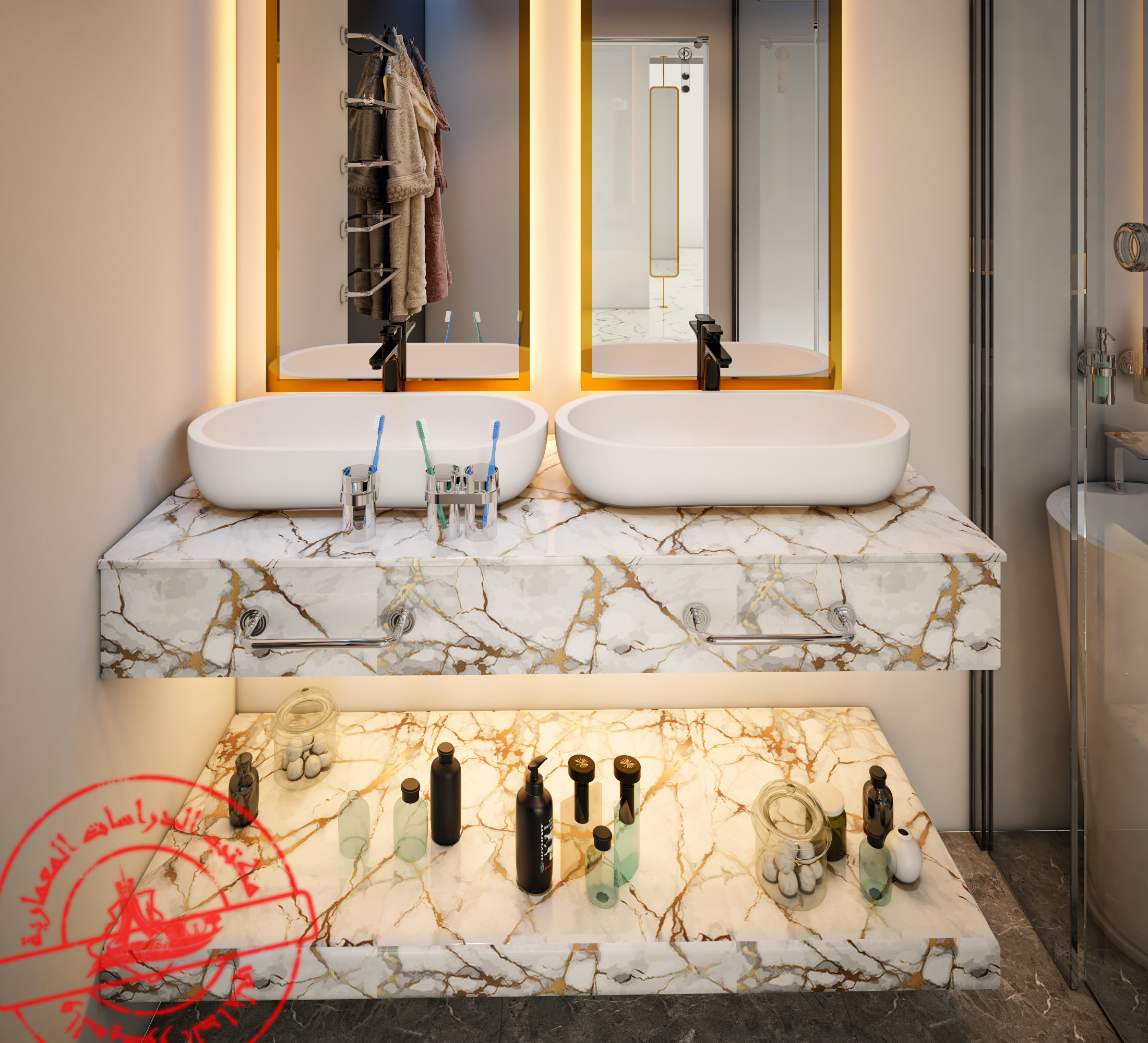 Luxury Interior Bathroom in Dubai-4