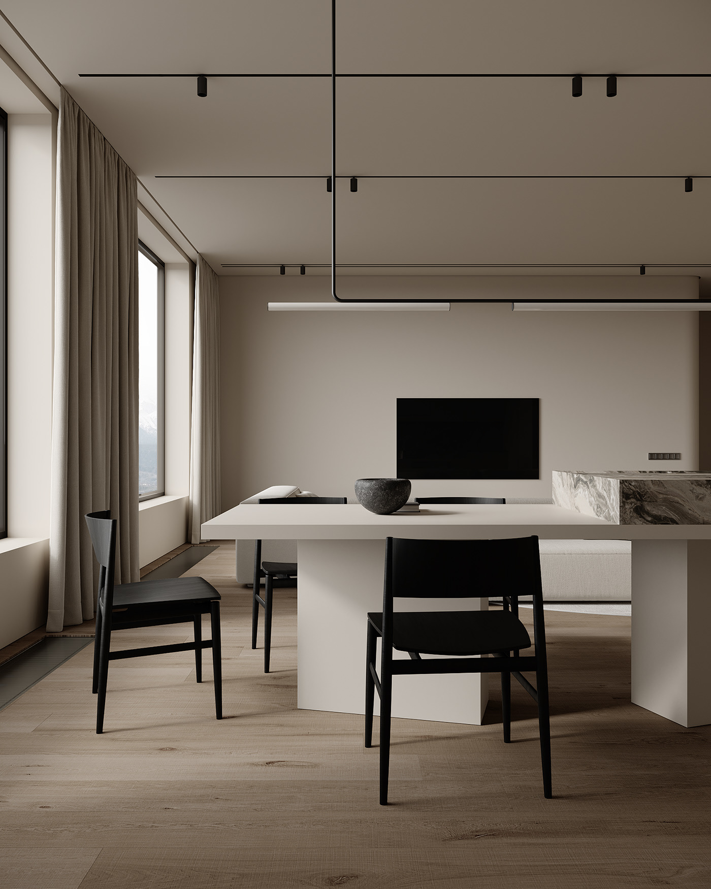 极简风住宅设计 这也太高级了吧！-14