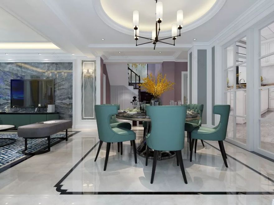 连云港私人排屋住宅 | 精致复古,简美装饰主义-20