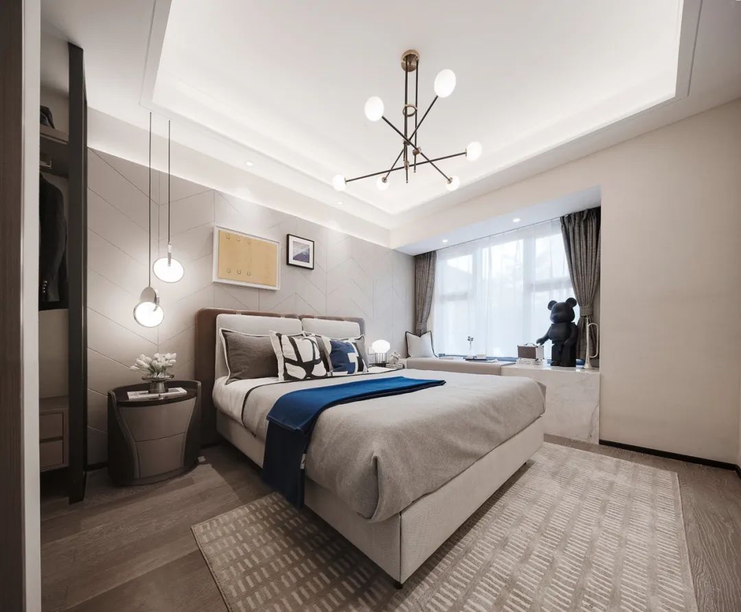 金科恒信集美天宸 | 克莱因蓝的轻奢美学空间-22