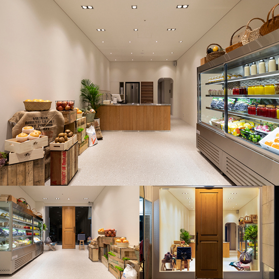 15 平水果店，极简白色与木色营造温馨氛围-1