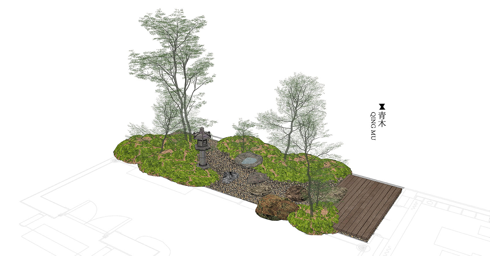 上海桃花源私庭营造丨中国上海丨墨刻丨無言斋造园-89