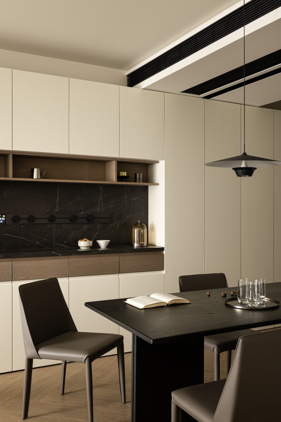 黑白格调丨中国台州丨台州本末空间设计有限公司-23