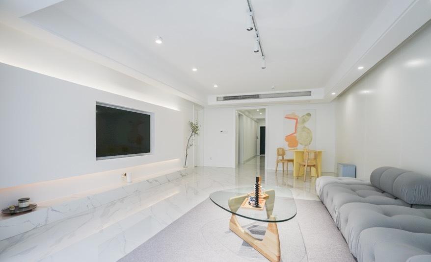 128㎡极简纯白空间设计-20