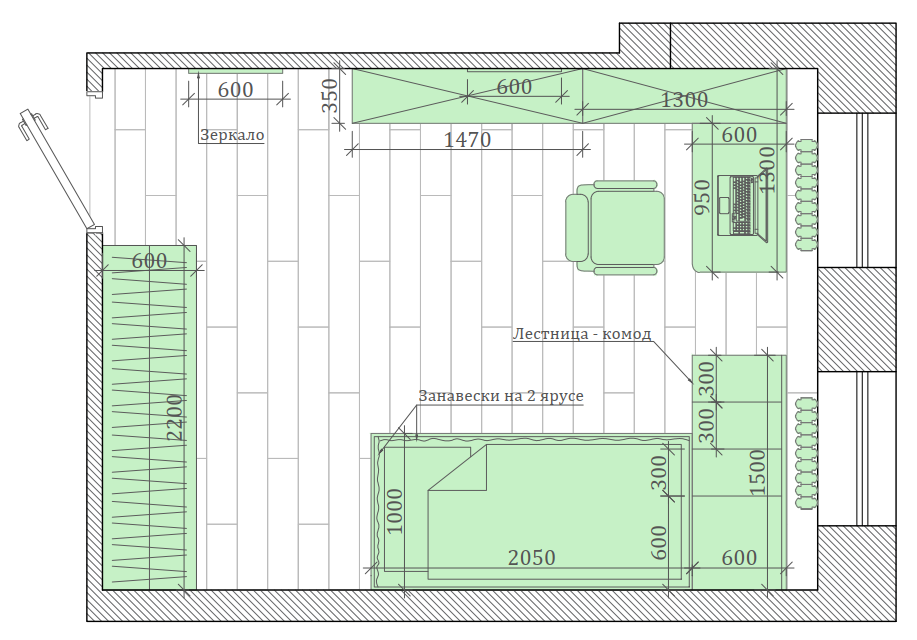 ≡ ➤ Мебель в детскую комнату девочки 6 лет ⋆ Фабрика мебели «Mamka™» ᐈ Эксперт детского пространства-7