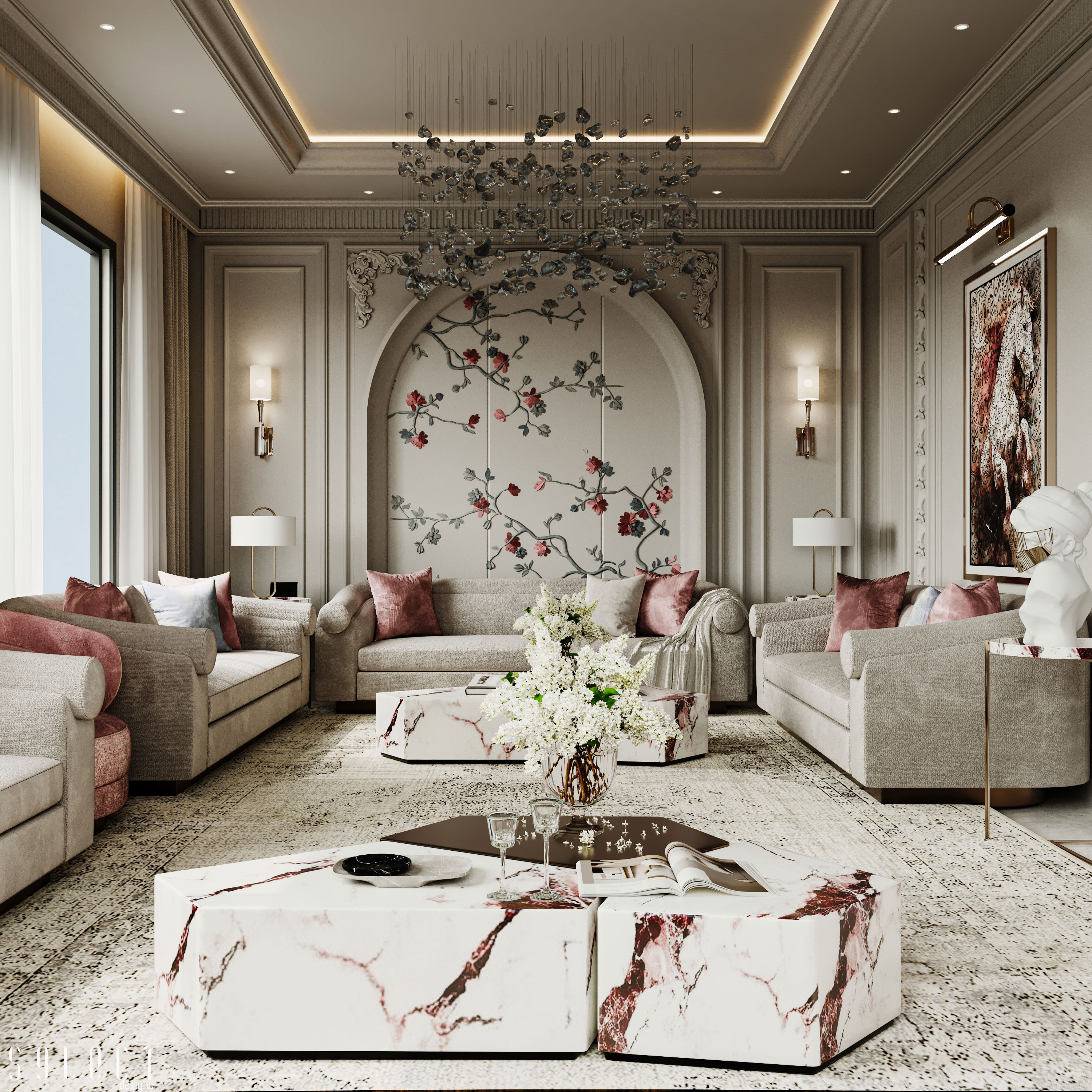 马格尔斯接待处丨沙特阿拉伯丨Select Designs-8