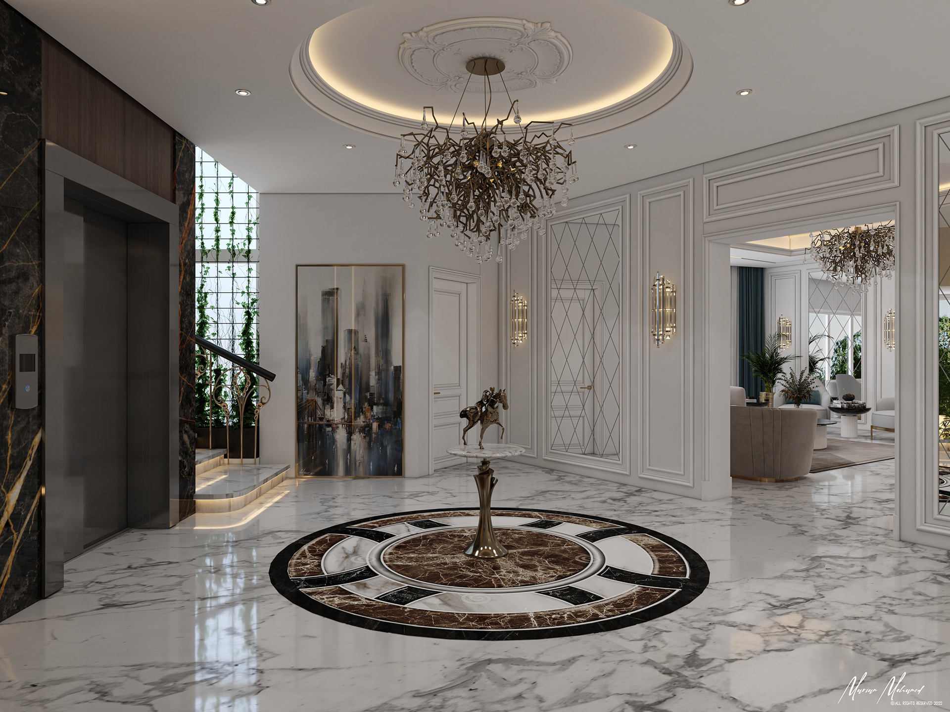 豪华大厅设计丨Ramy helmy designs-8