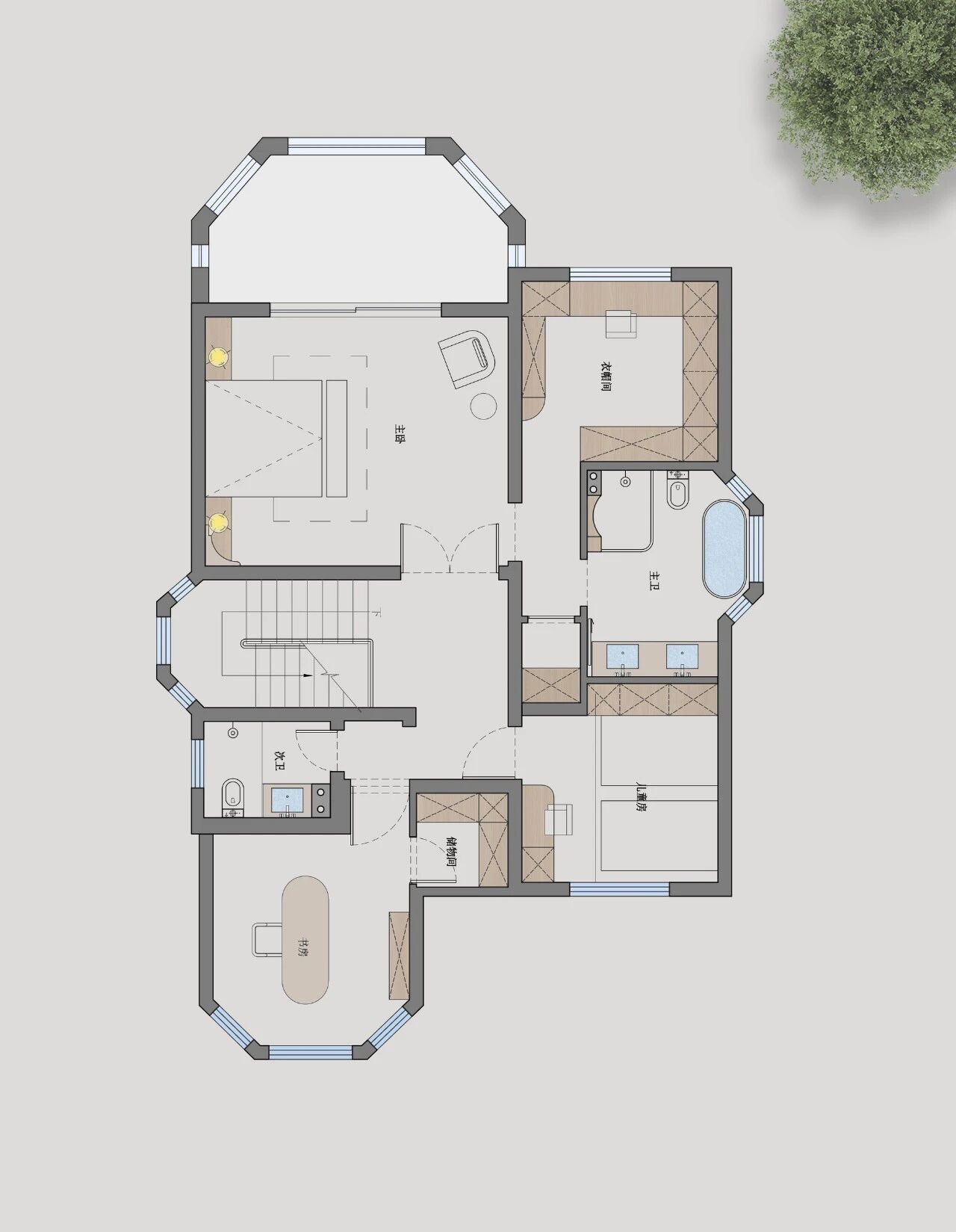 新作：老派别墅里的美拉德智性风丨中国重庆丨搭某设计 X 香樟林-56