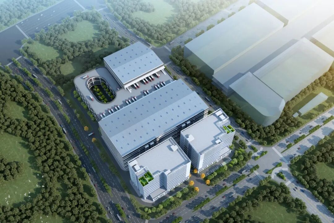 助力国家物流枢纽建设！中建八局这座跨境电商产业园竣工-34