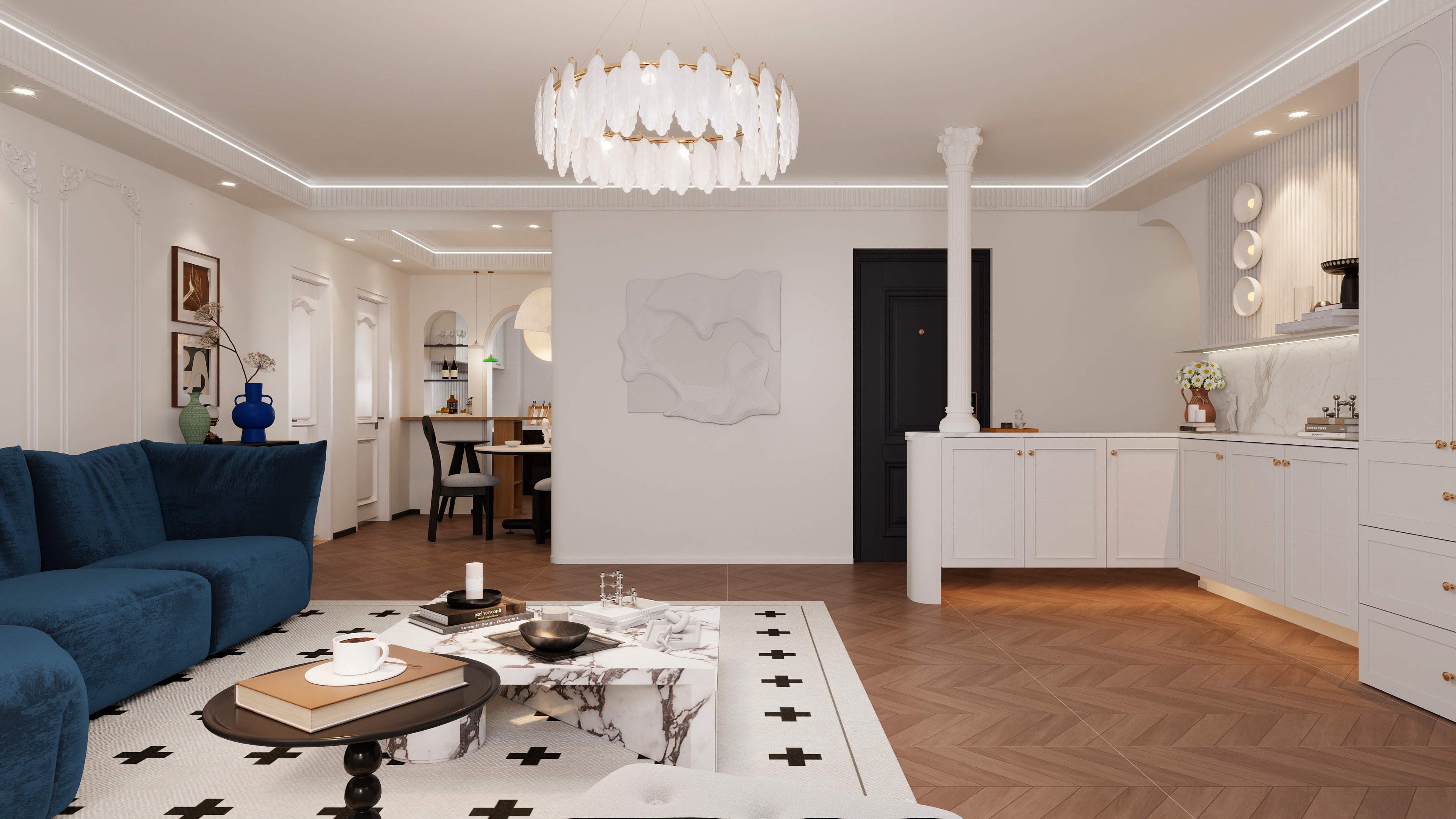 兴诚花园175㎡法式5室-4