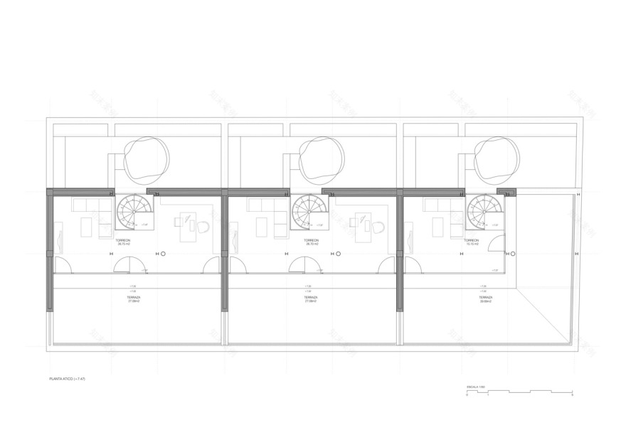 三宅共构的理性空间·西班牙 Granada 市住宅设计-39