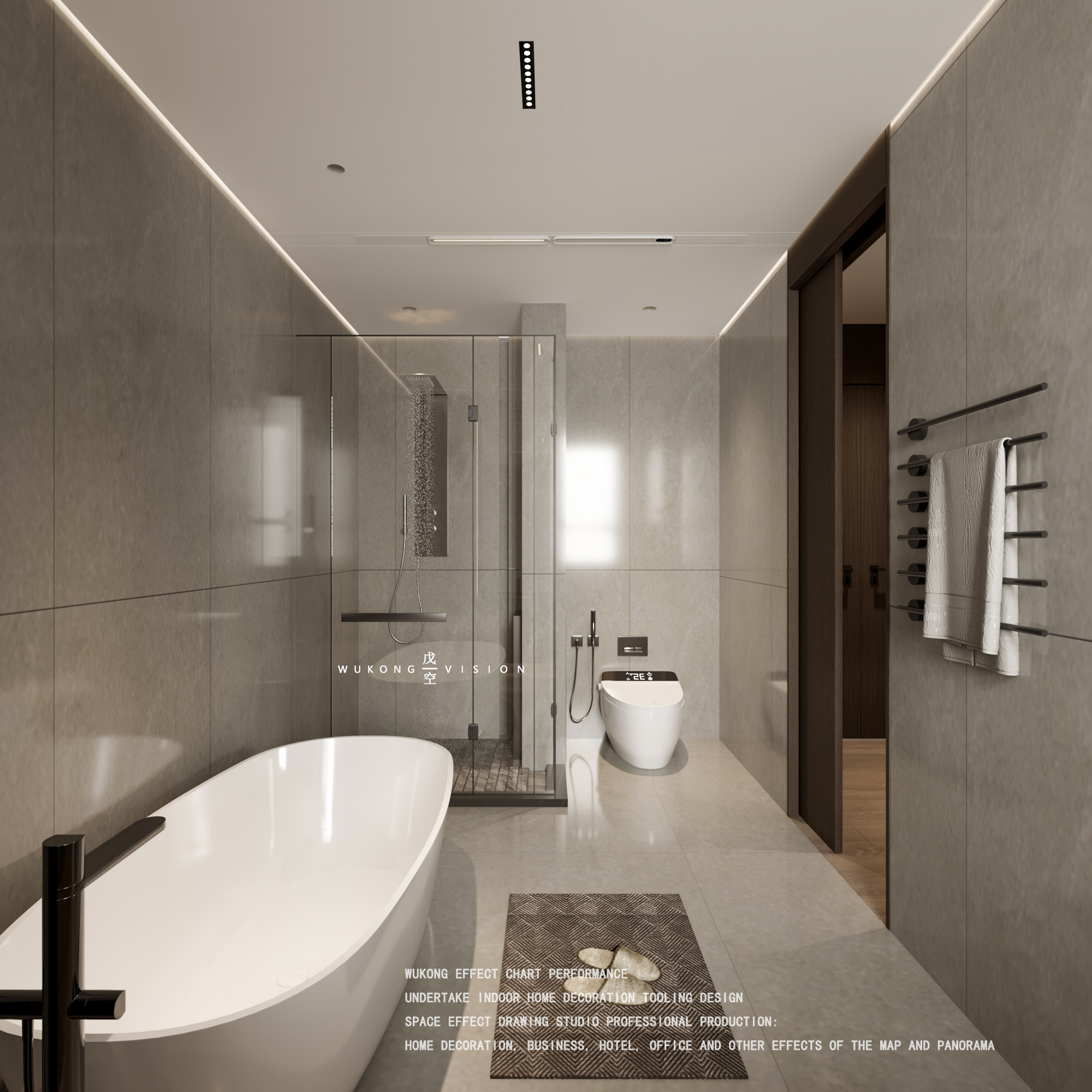 深色系列一戊空效果图表现-11