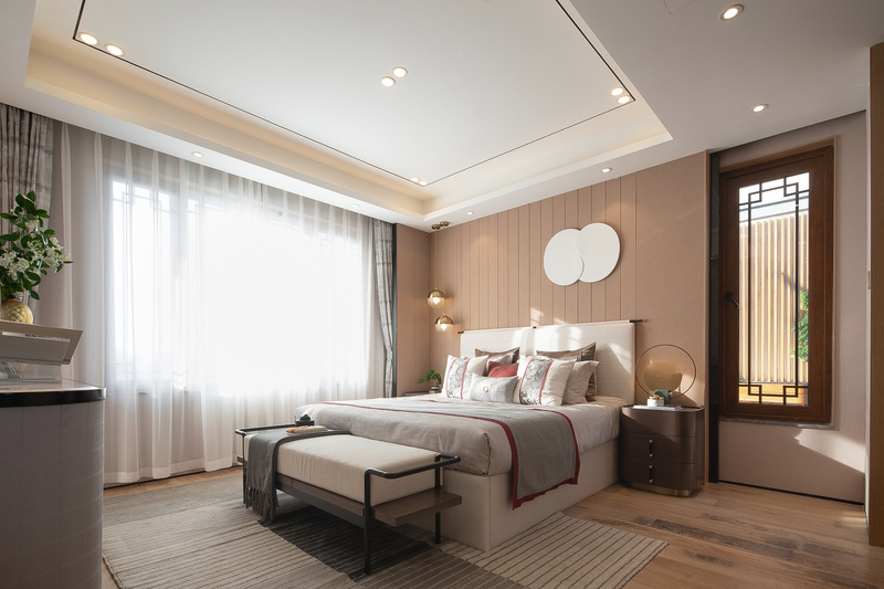 铁岭万达天玺-B户型样板间 | 禅境素雅，静思之美-19