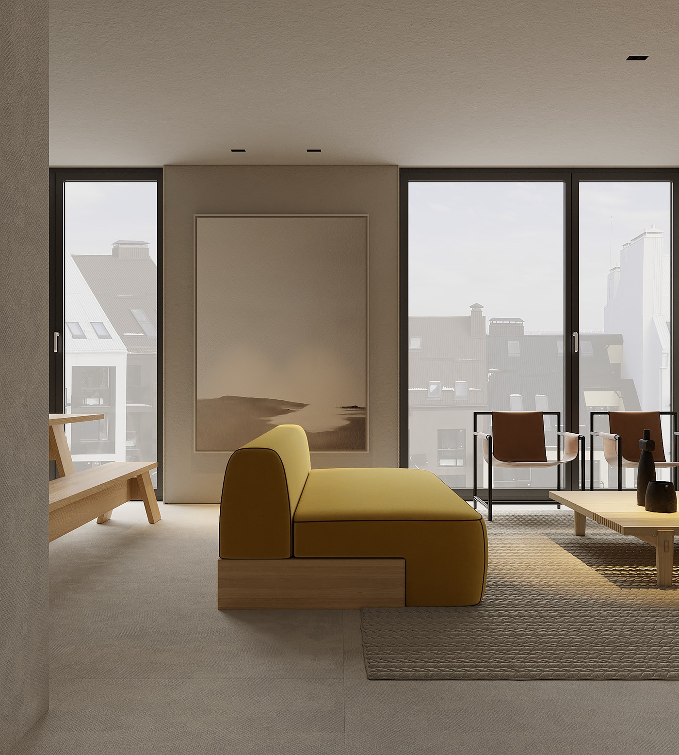 混凝土+黄色 色调里的悦动，梦幻与诗意的享乐-0