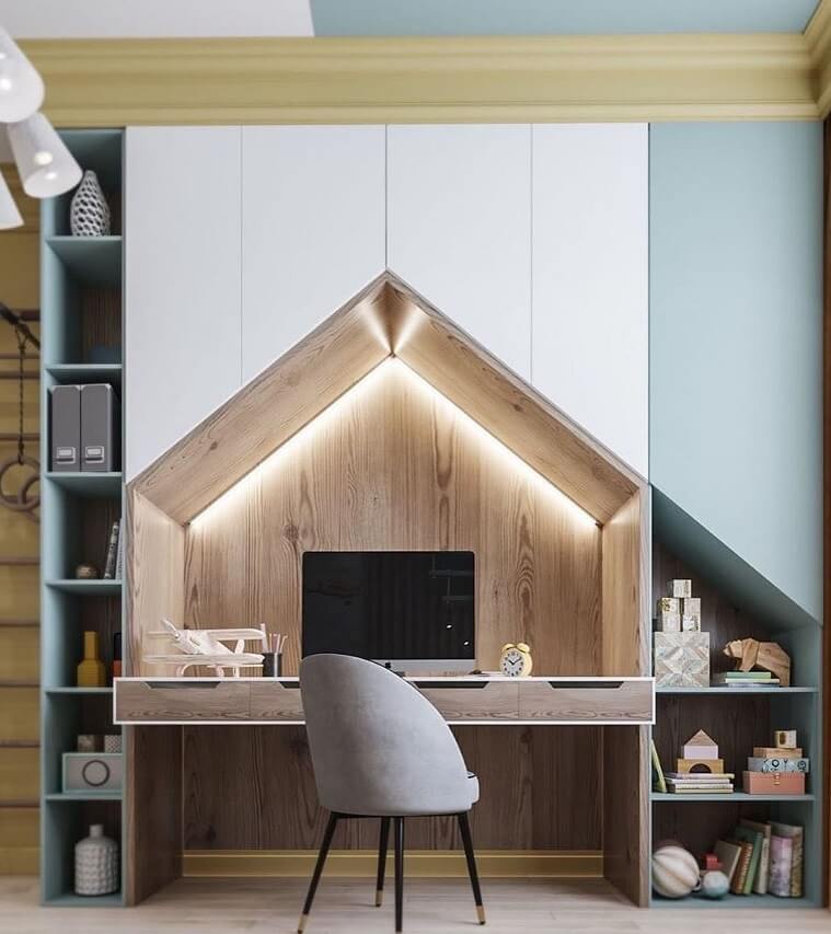 ≡ ➤ Идеи оформления рабочей зоны в детской комнате ⋆ Фабрика мебели «Mamka™» ᐈ Эксперт детского пространства-0