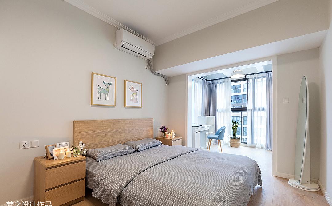 梵之设计丨平层丨悠悠的彩虹之家-8