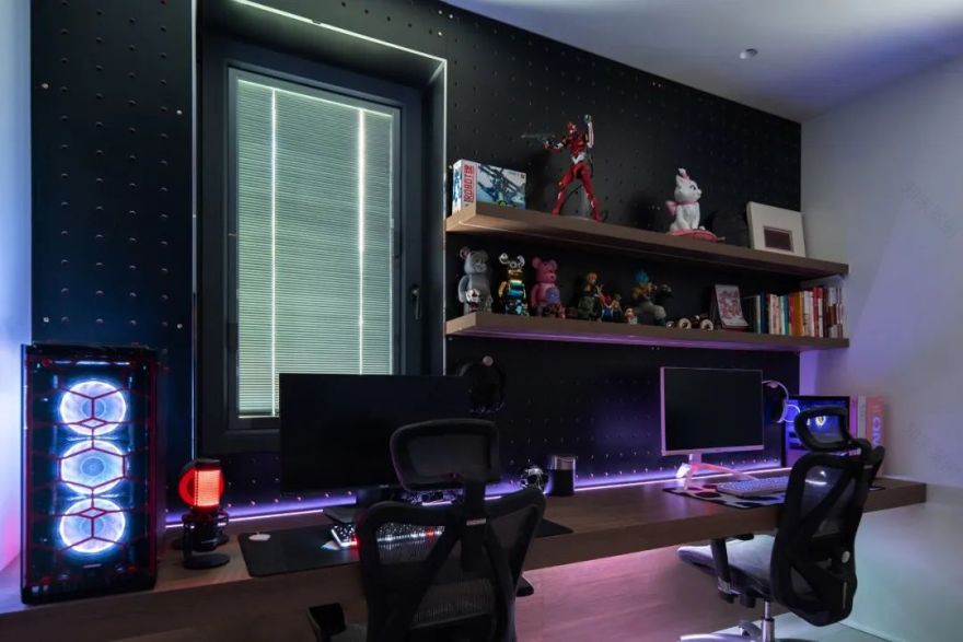 上海95后CP的现代中古风之家丨中国上海丨屿设计YU DESIGN-57