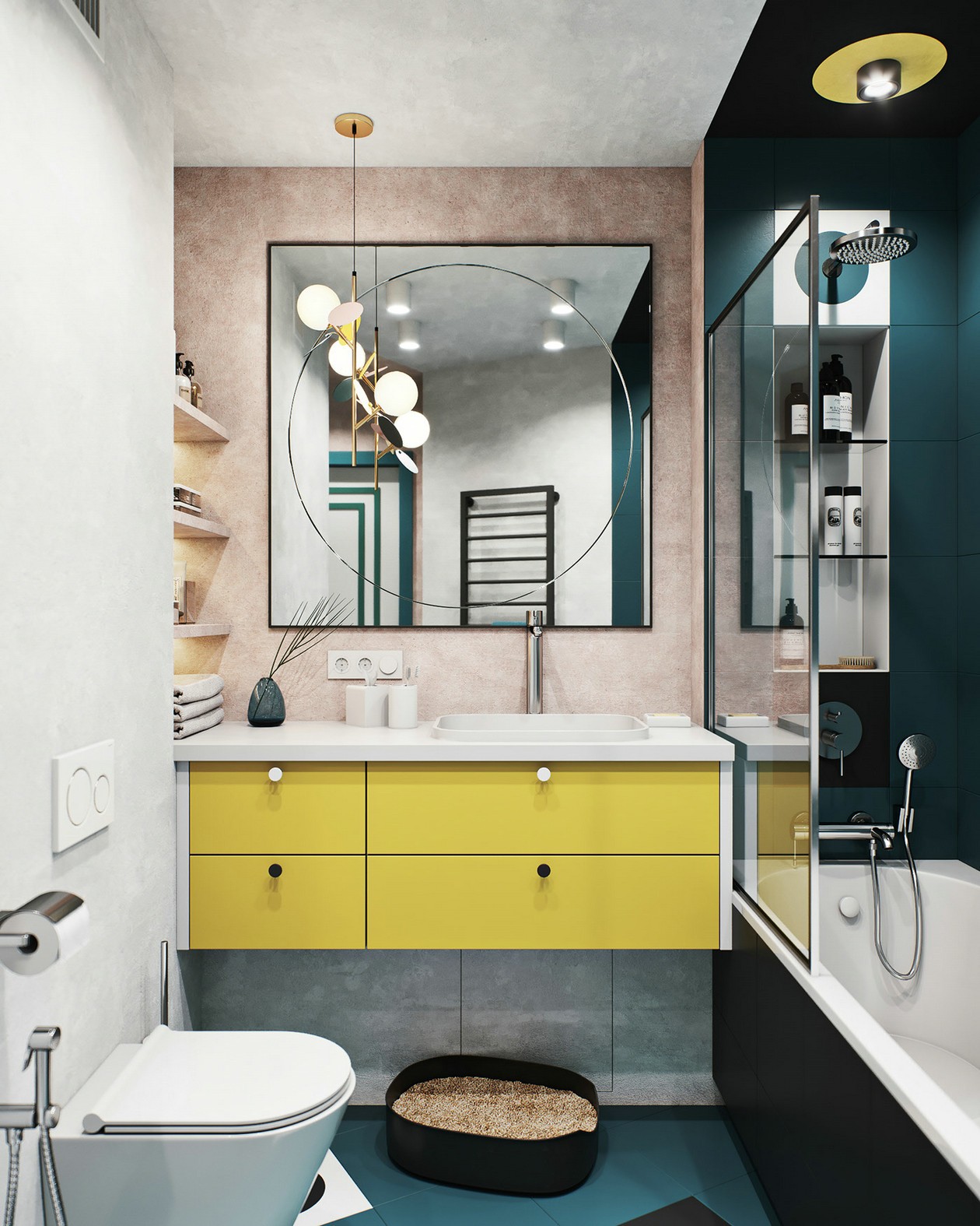 65平 多彩小空间设计！-15