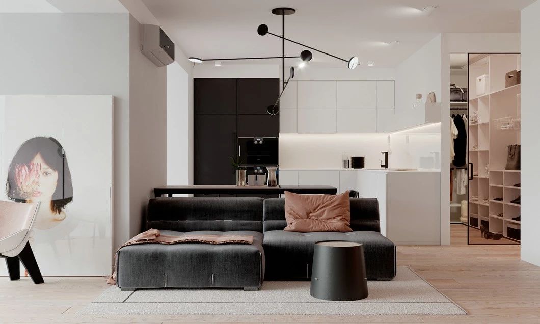 优雅灰粉配，打造梦幻家居空间-1