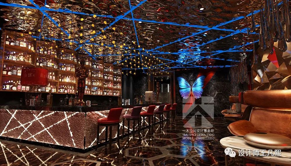 一木空间设计事务所 | 奥斯卡 88 酒吧营口鲅鱼圈店设计案例-7
