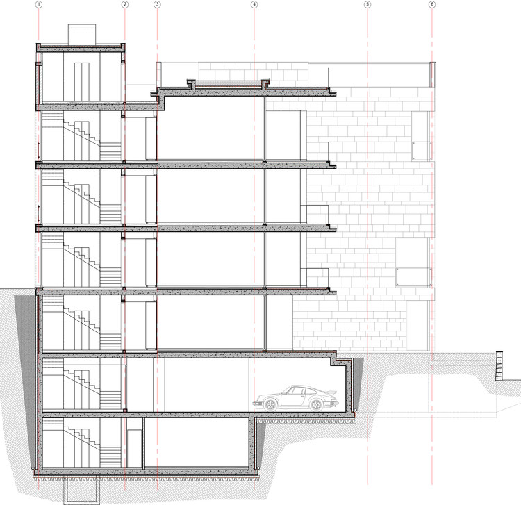 森林中的和谐四重奏·贝鲁特郊区绿色住宅设计-11
