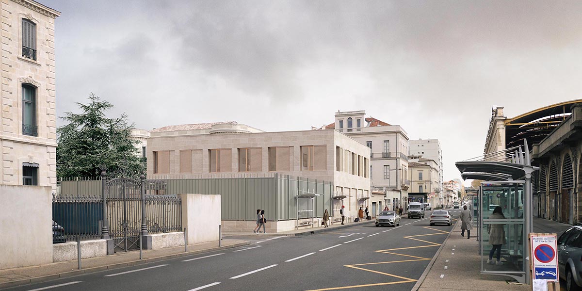 尼姆市中心行政法庭项目丨法国丨CoCo architecture等-4