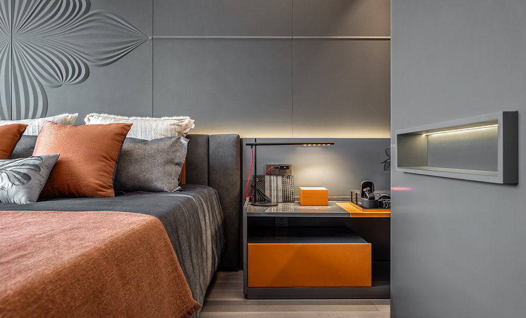 金泰中央公园上叠样板间 | 231㎡气质高级黑,简约时尚、格调十足!-34