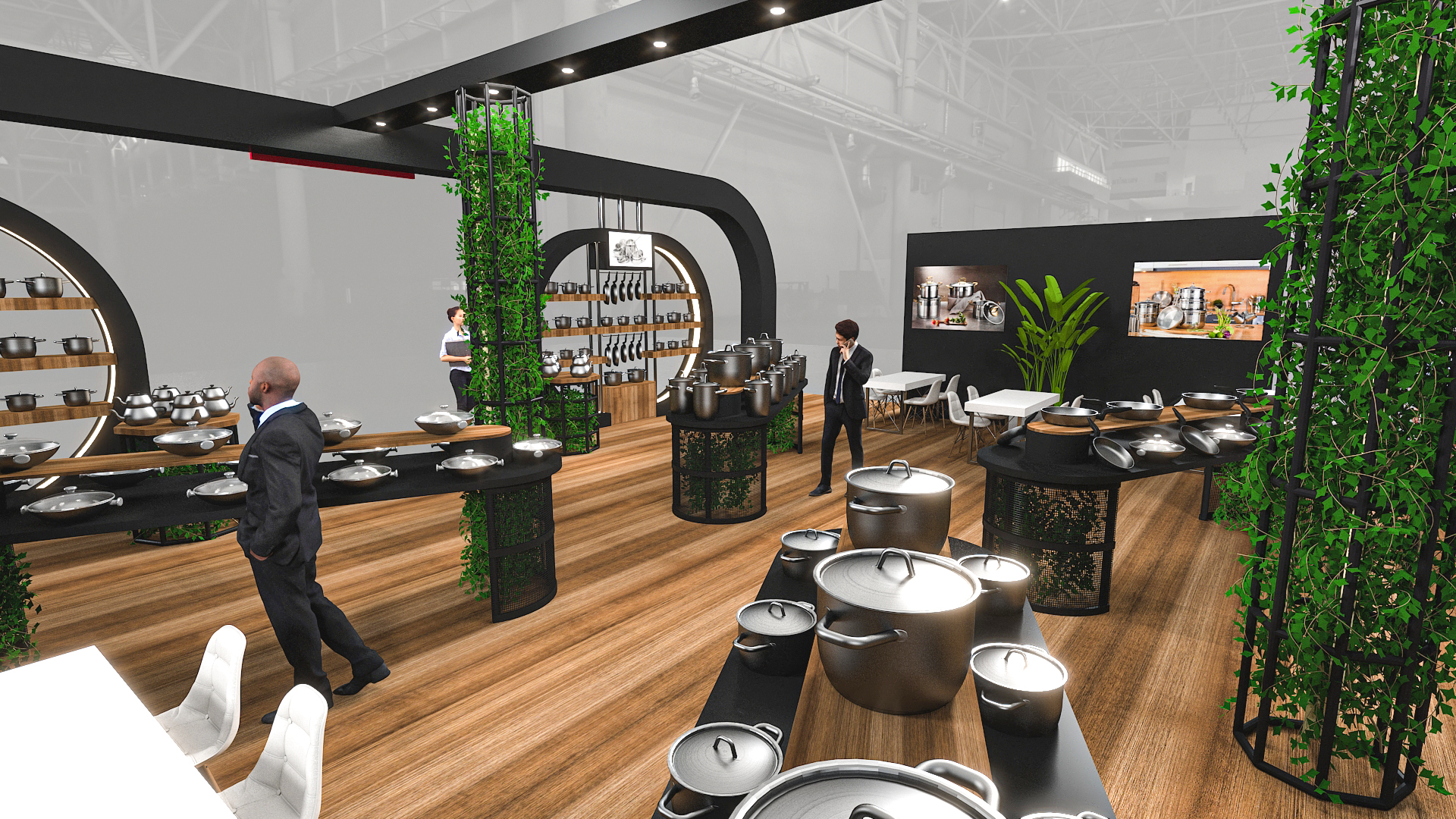 GORGEL STAINLESS STELL BOOTH DESIGN-10