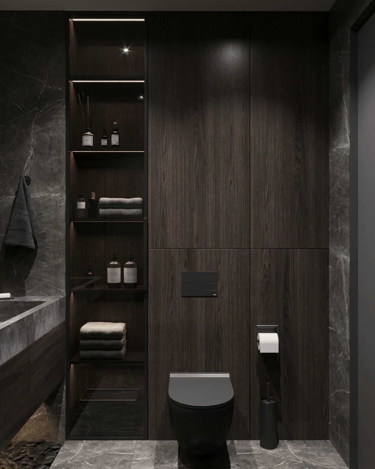 高级黑公寓 丰富极具有质感-41