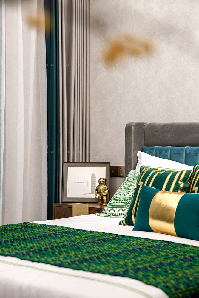 衢州开化 128㎡新中式楼盘样板房设计-23