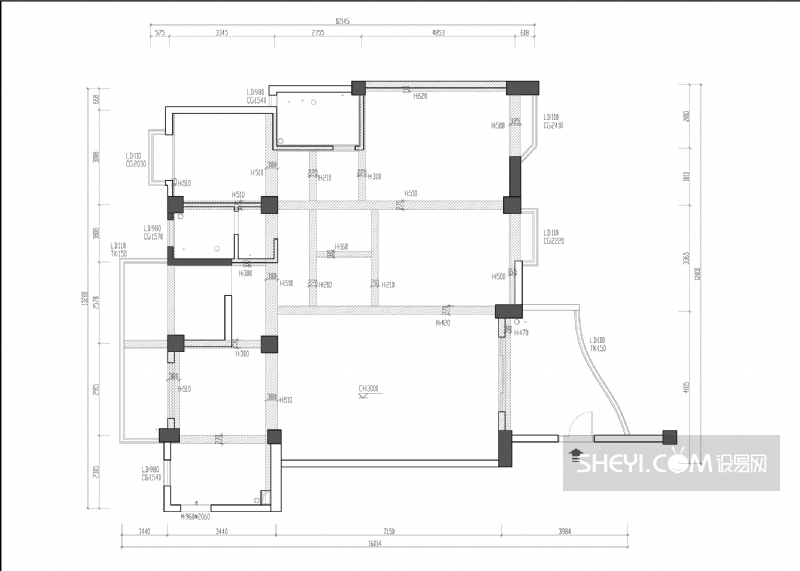 观域设计—万豪国际1503公寓-1