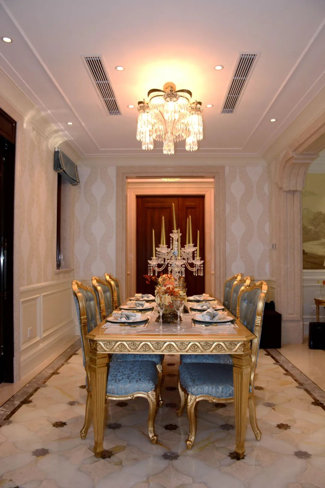 邦成·宫园墅法式轻奢风室内设计丨中国包头丨众诚装饰-26