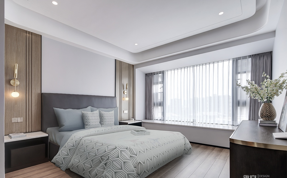 香山美墅五期现代家居,简洁明亮的都市生活画卷-15