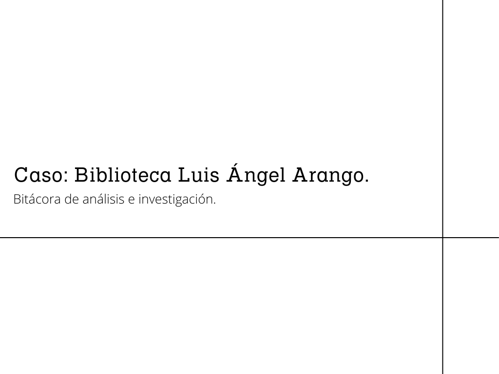 Portafolio. Biblioteca Luis Ángel Arango. Semestre 002-0